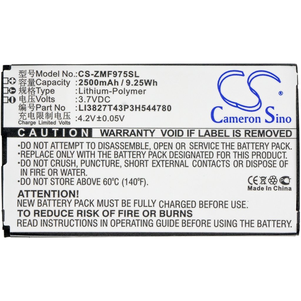 Kompatibilna zamenjava baterije za ZTE LI3827T43P3H544780,ZEBAU1