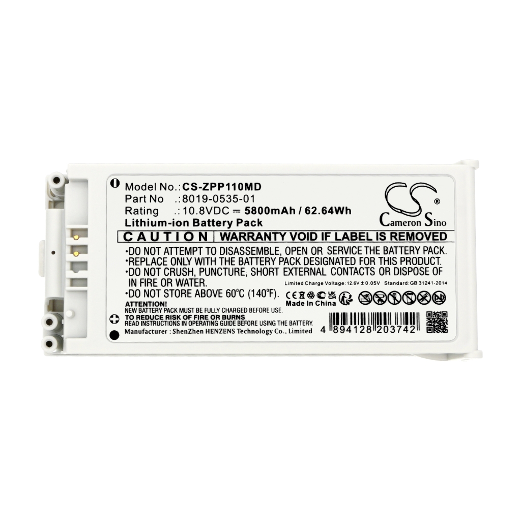 Baterija združljivo z Zoll CS-ZPP110MD
