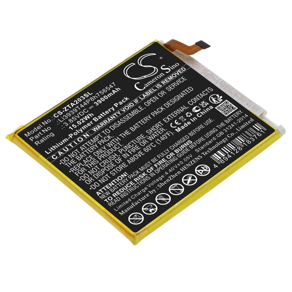 Kompatibilna zamenjava baterije za ZTE LI3939T44P8H756547