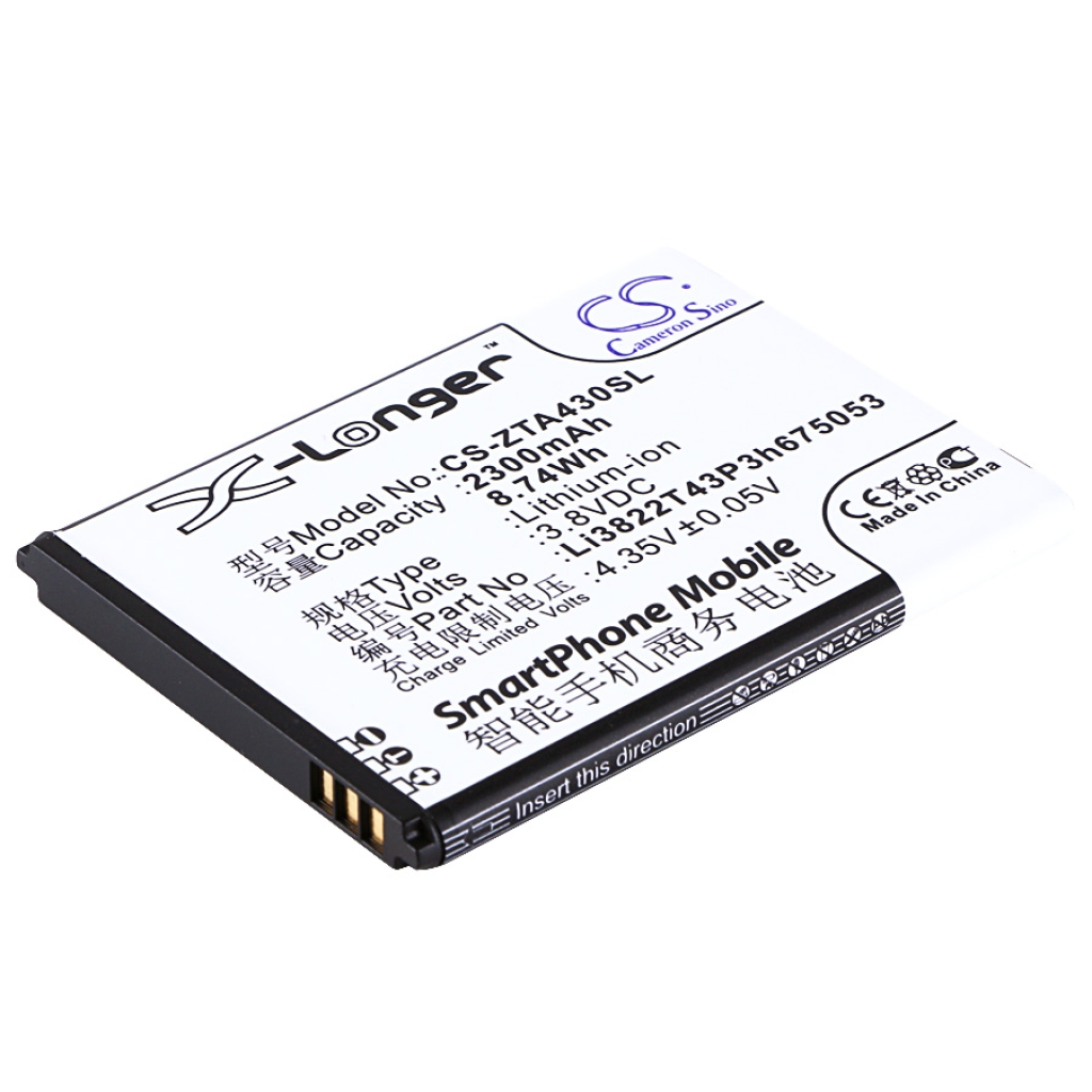 Kompatibilna zamenjava baterije za ZTE LI3822T43P3H675053