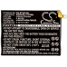 Kompatibilna zamenjava baterije za ZTE LI3925T44P8H786035