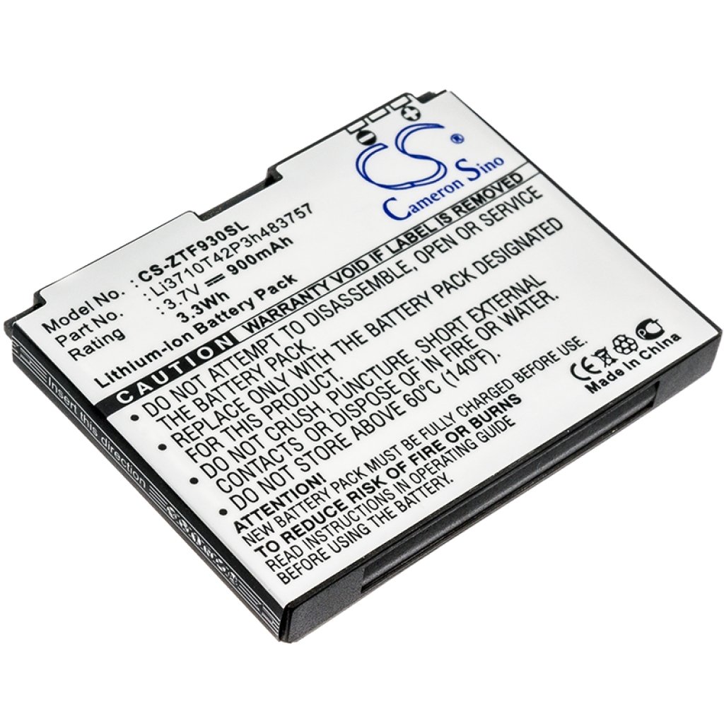 Kompatibilna zamenjava baterije za ZTE LI3710T42P3H483757