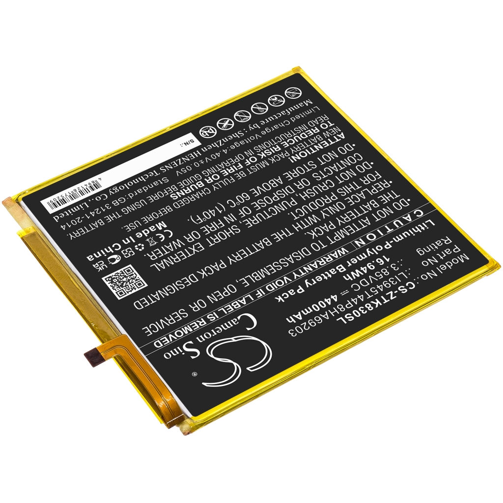 Kompatibilna zamenjava baterije za ZTE LI3945T44P8HA69203