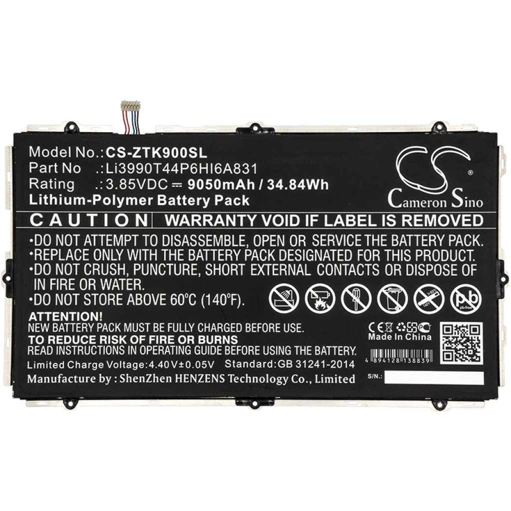Kompatibilna zamenjava baterije za ZTE LI3990T44P6HI6A831