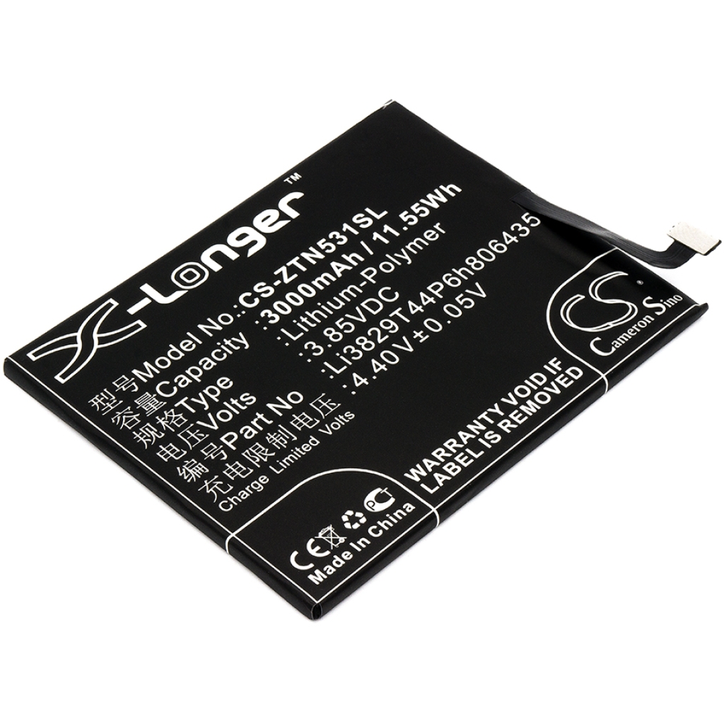 Kompatibilna zamenjava baterije za ZTE LI3829T44P6H806435