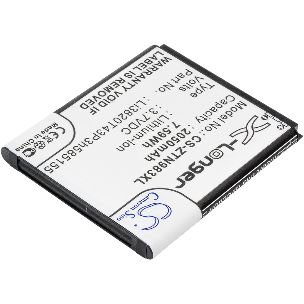 Baterija združljivo z ZTE CS-ZTN983XL