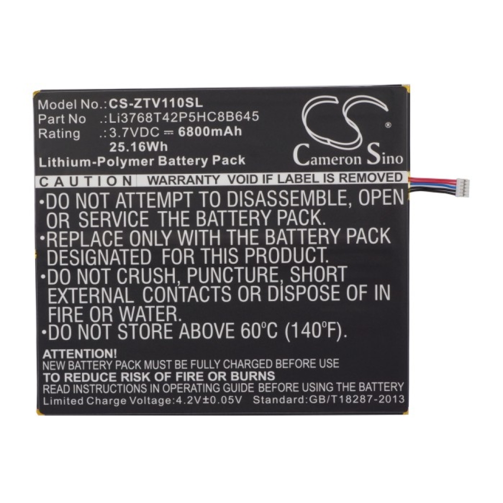 Kompatibilna zamenjava baterije za ZTE LI3768T42P5HC8B645