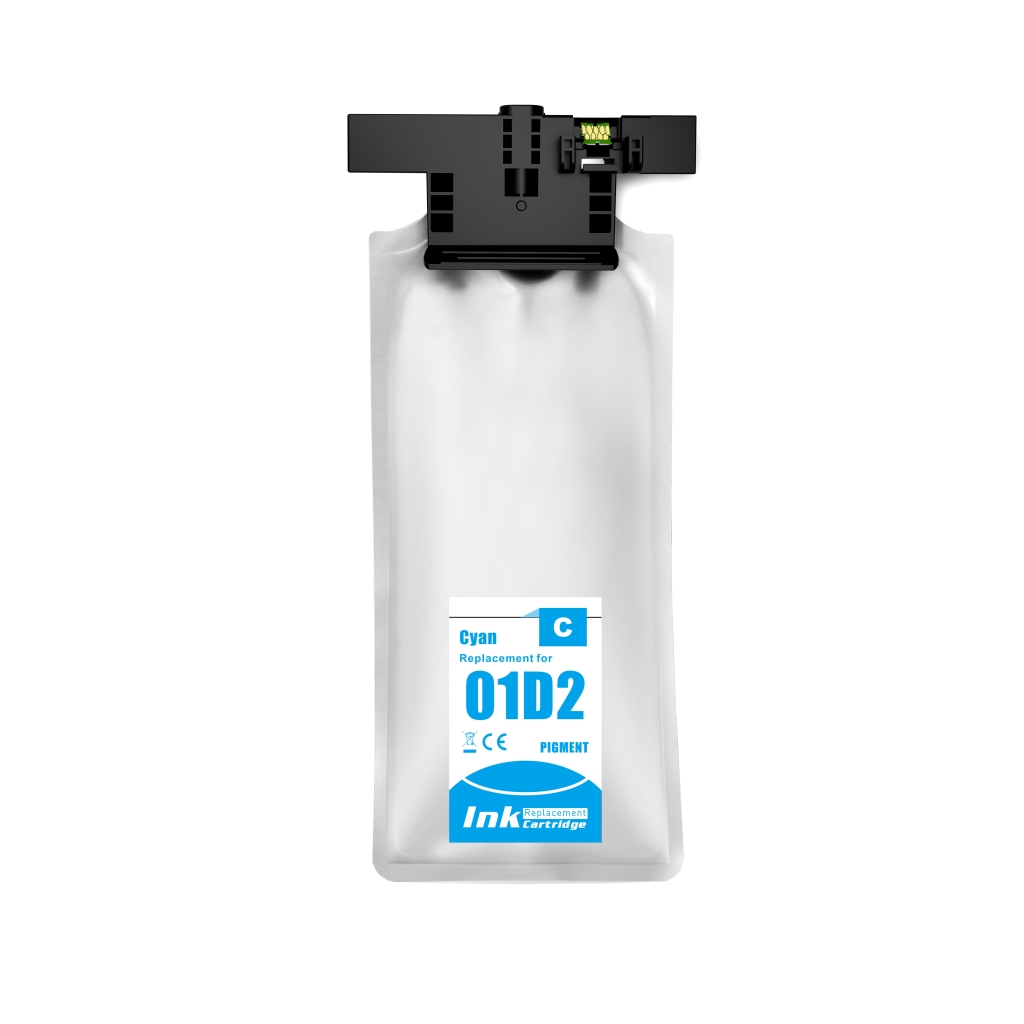 Compatible replacement for Compatible with Epson C13T01D200 / 220ml Ink Cyan (Ink cartridges)