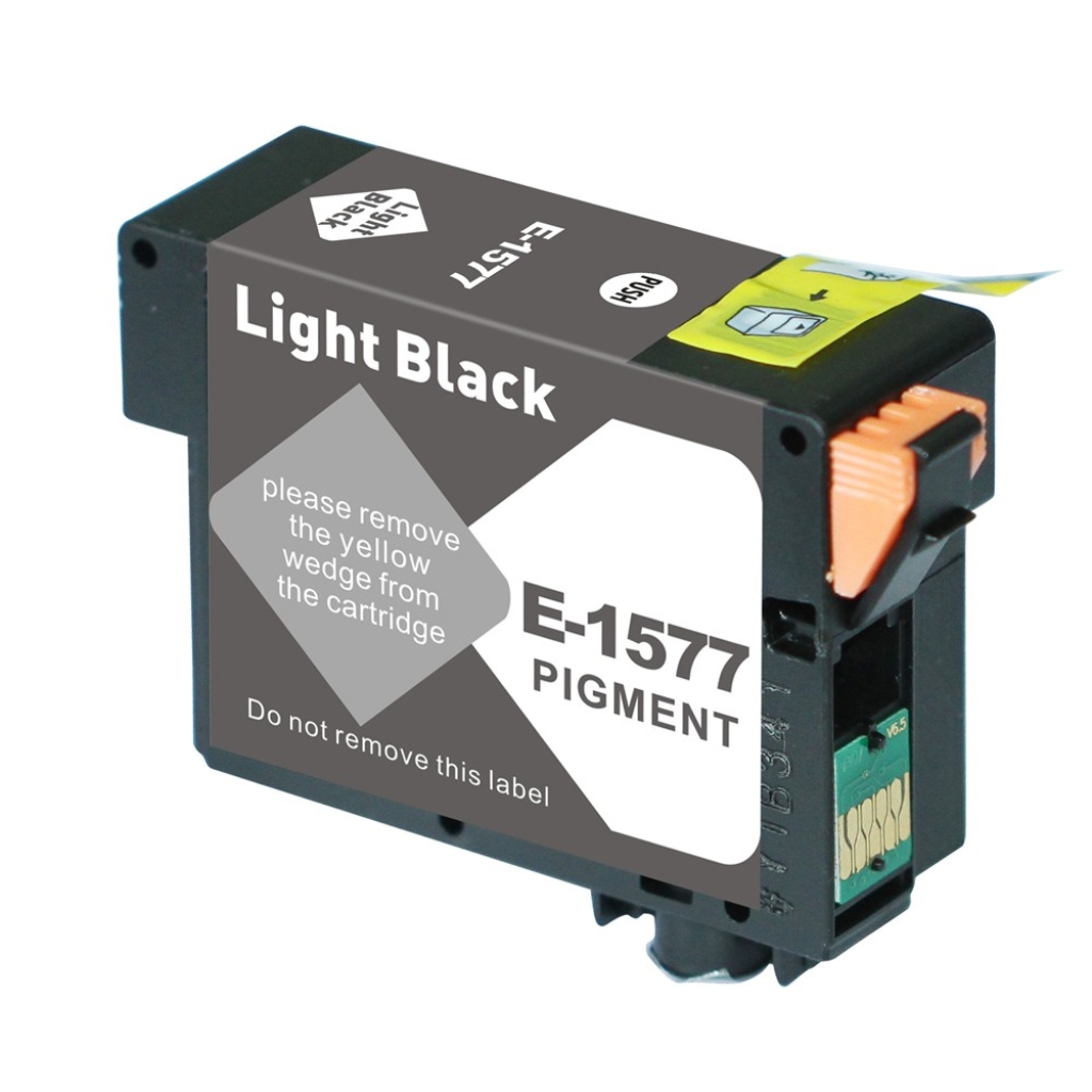 Združljiv z Epson T1577 / 29.5ml Črnilo Svetlo črna (Črnilne kartuše)