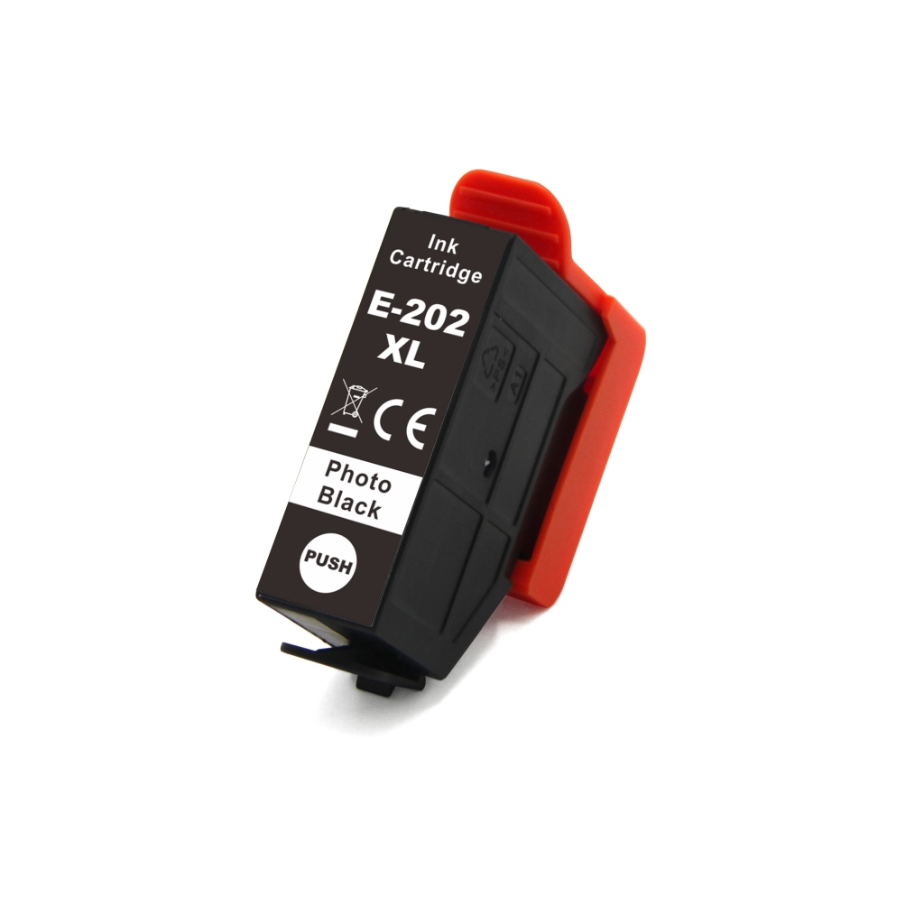 Compatible with Epson C13T02H14010 / 12ml Ink Photo black (Ink cartridges)