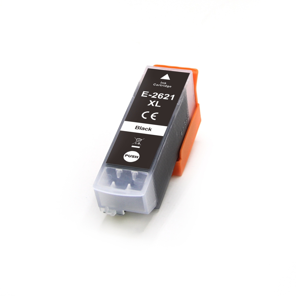 Združljiv z Epson C13T26214012 / 22ml Črnilo Črna (Črnilne kartuše)