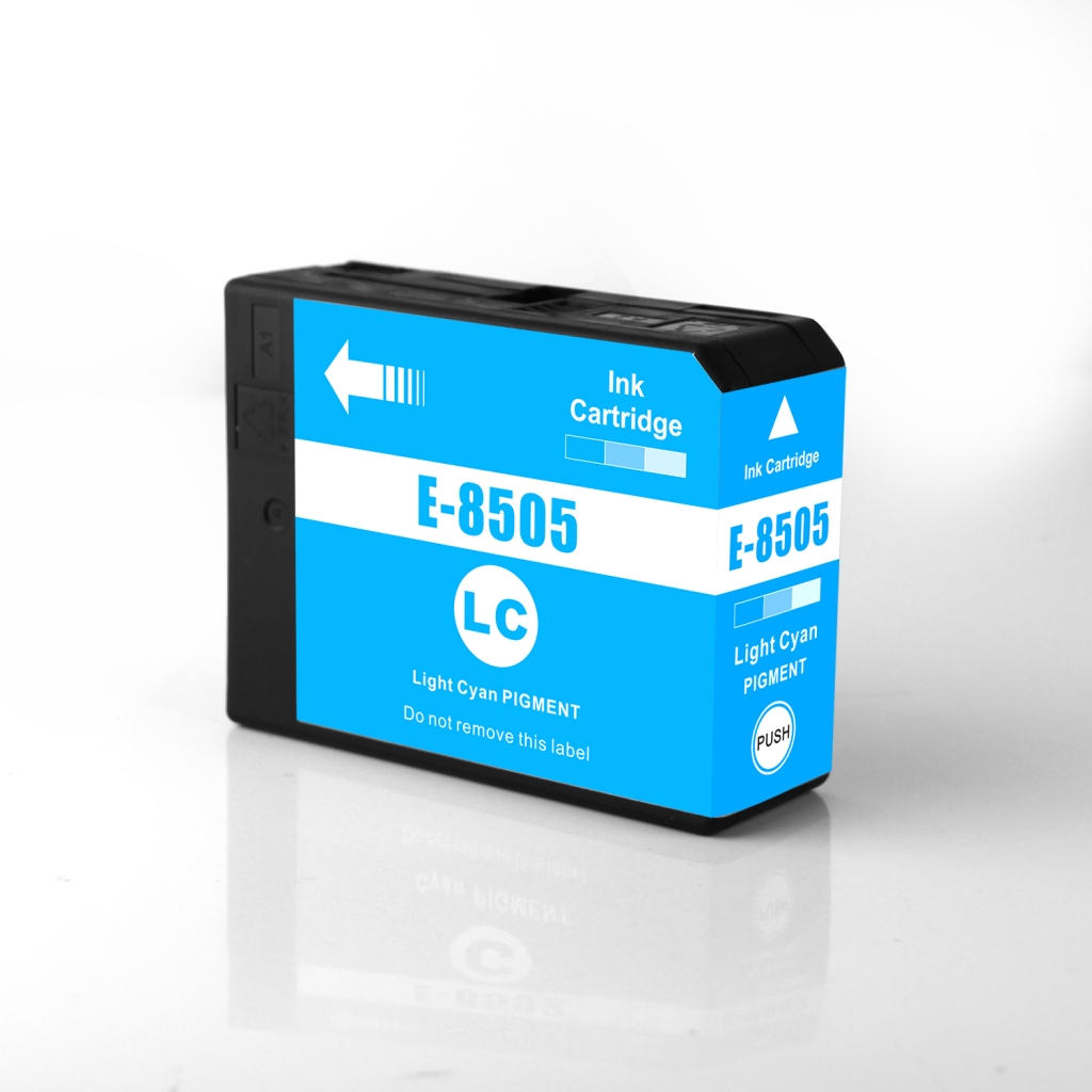Združljiv z Epson T8505 / 87ml Črnilo Svetlo cijan (Črnilne kartuše)
