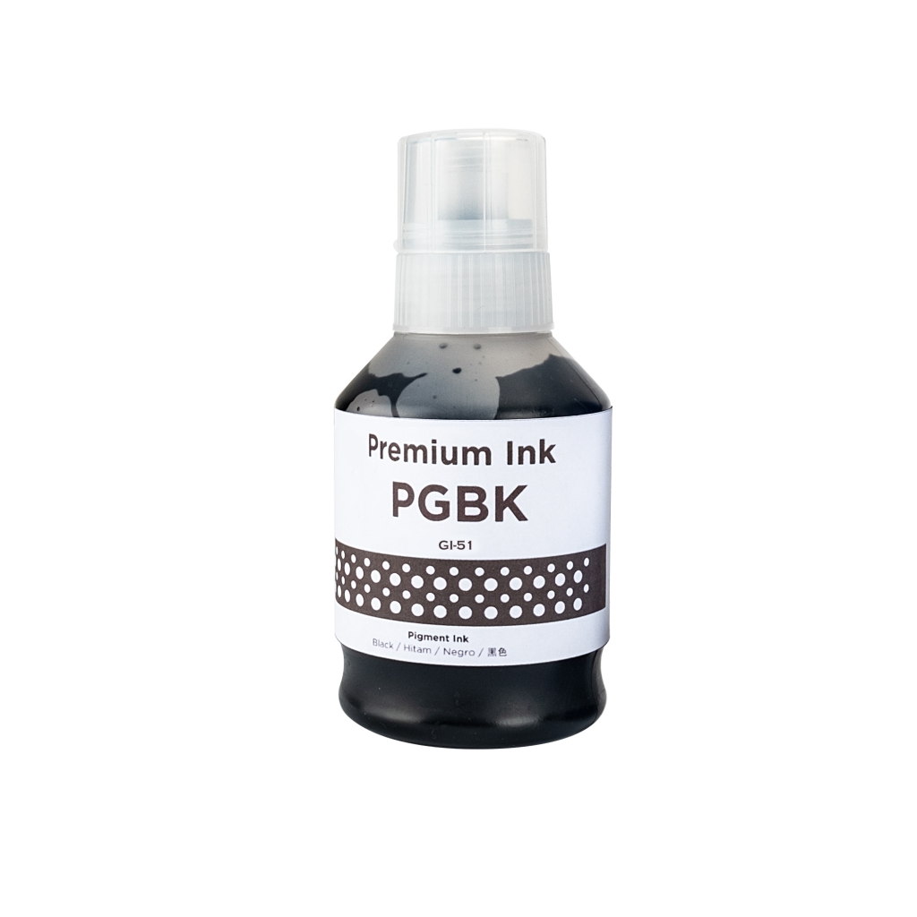 Združljiv z Canon GI-51BK / 135ml Črnilo Črna (Tiskalniško črnilo)