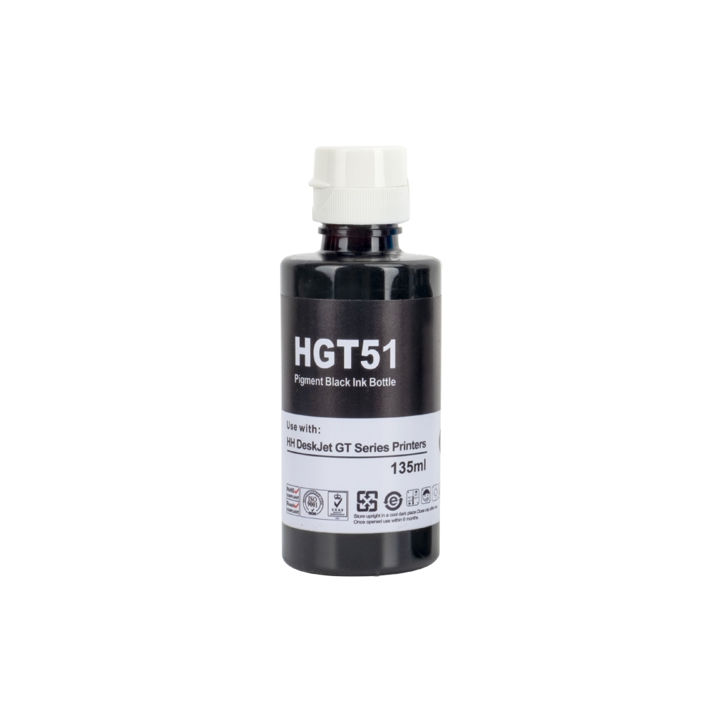 Compatible with Canon GI-51BK / 135ml Ink Black (Printing ink)