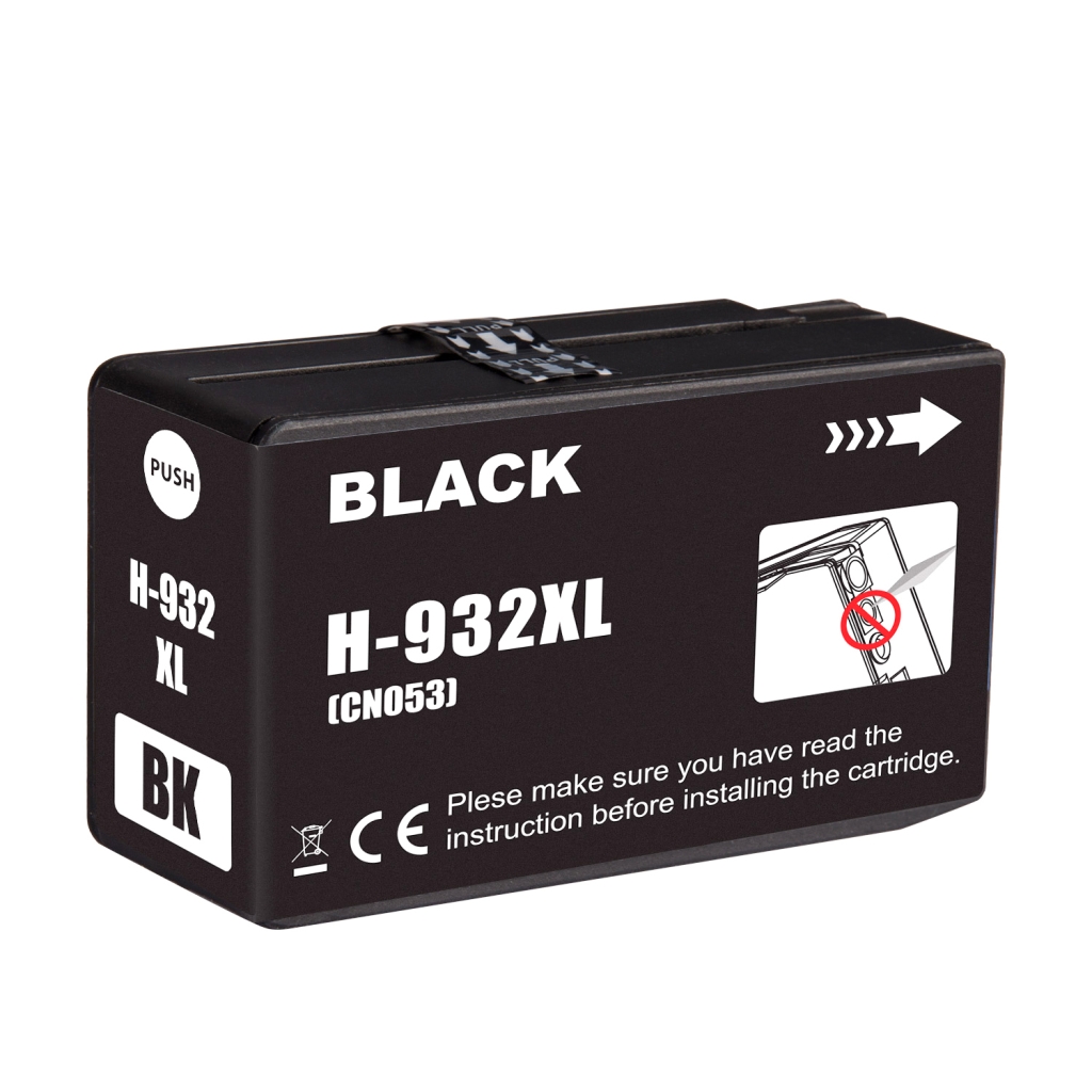 Združljiv nadomestek za Združljiv z HP 932XLBK / 33ml Črnilo Črna (Črnilne kartuše)