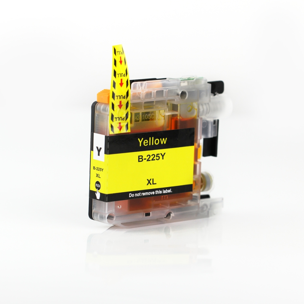 Compatible with Brother LC225XLY / 15ml Ink Yellow (Ink cartridges)